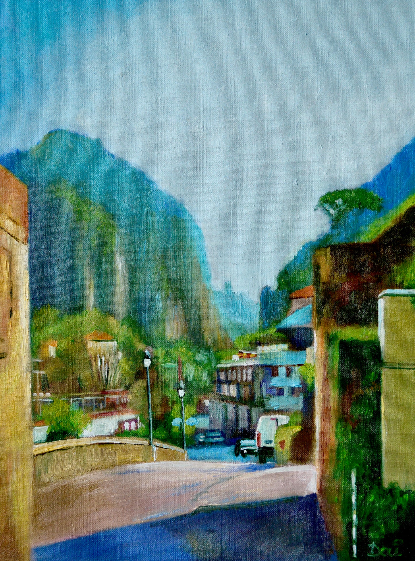 Back Street in Amalfi, Southern Italy
