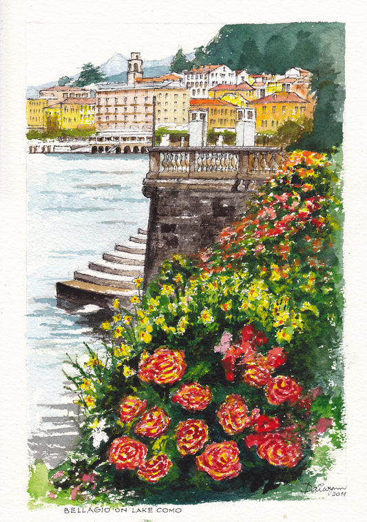 Bellagio on Lake Como, Lombardy, Italy