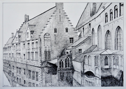 Bruges Canal Scene, Belgium