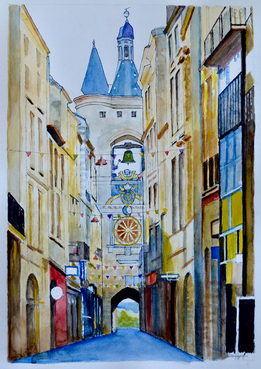 Great Bell Tower in Bordeaux France