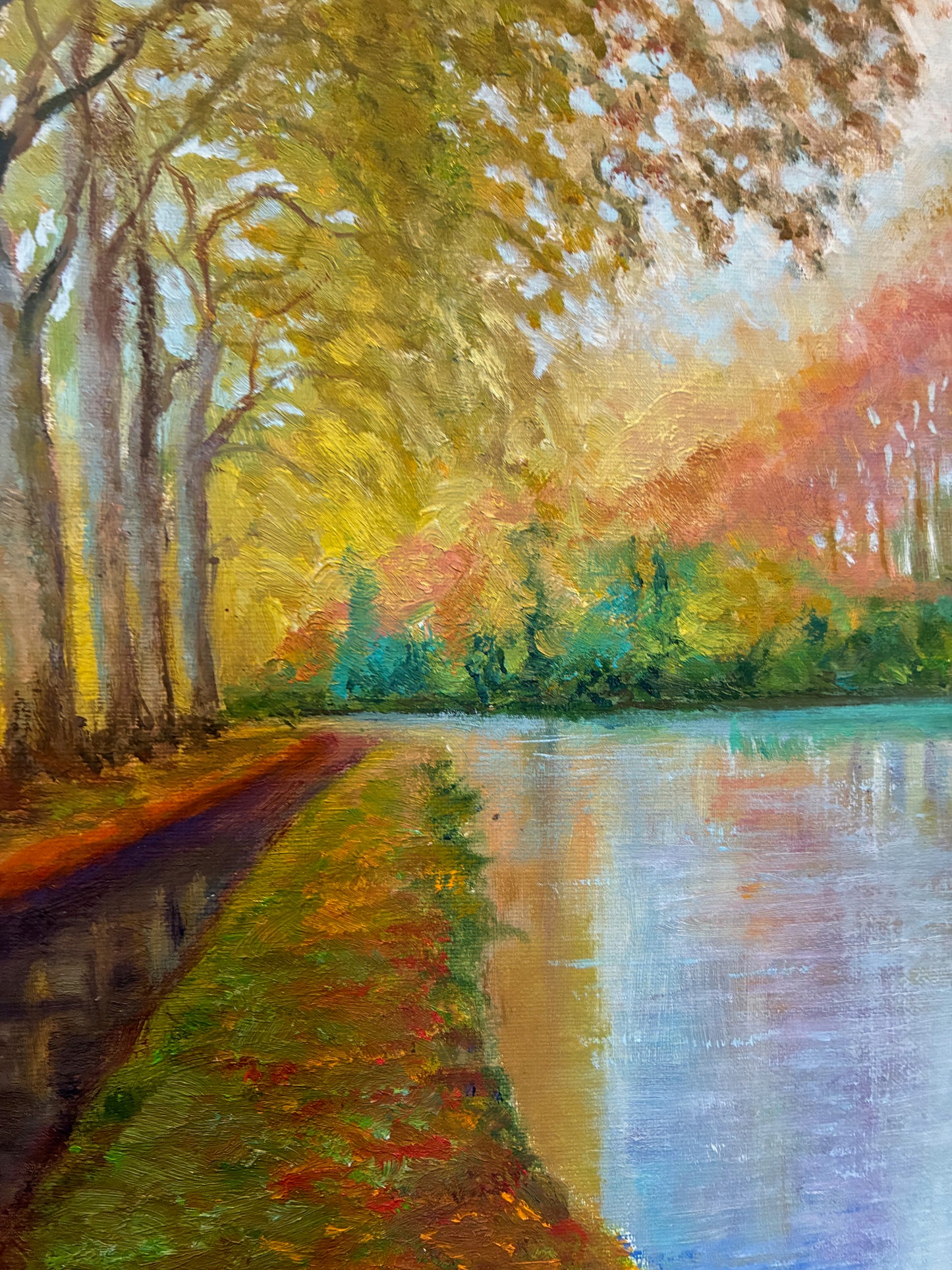 Canal du Midi at Castanet, near Toulouse, France