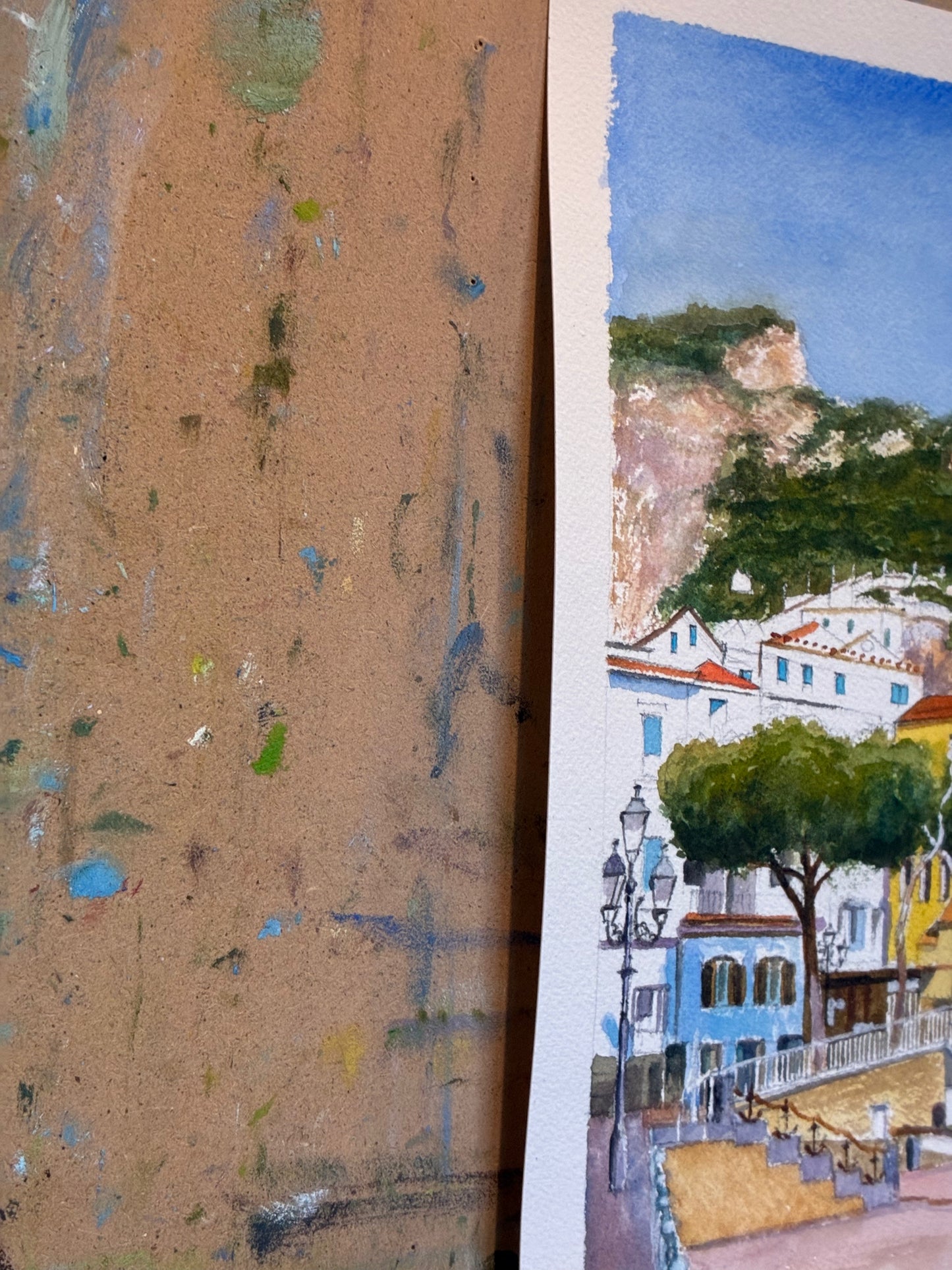 Tower above Amalfi, Southern Italy