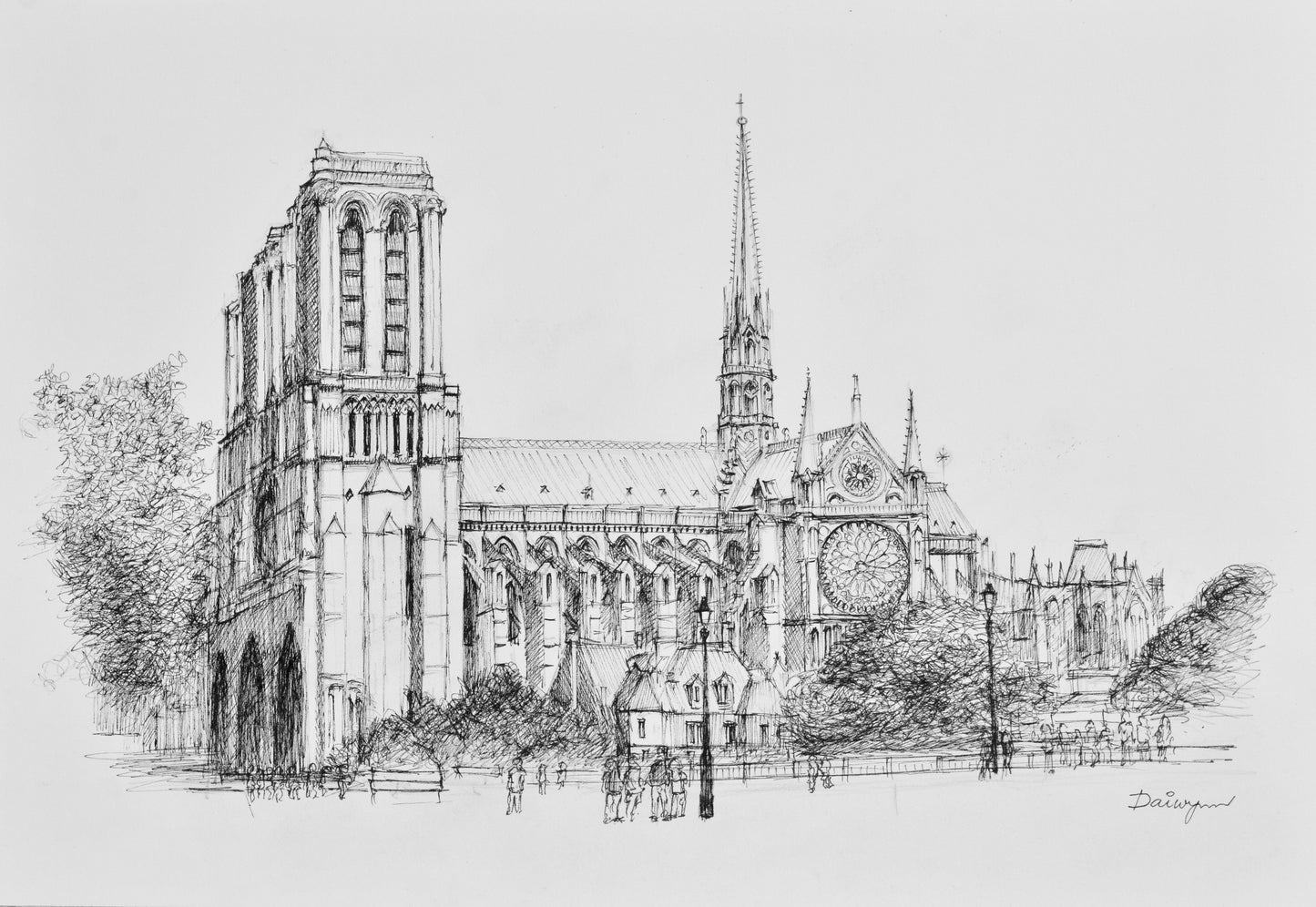 Notre Dame before the Fire, Paris
