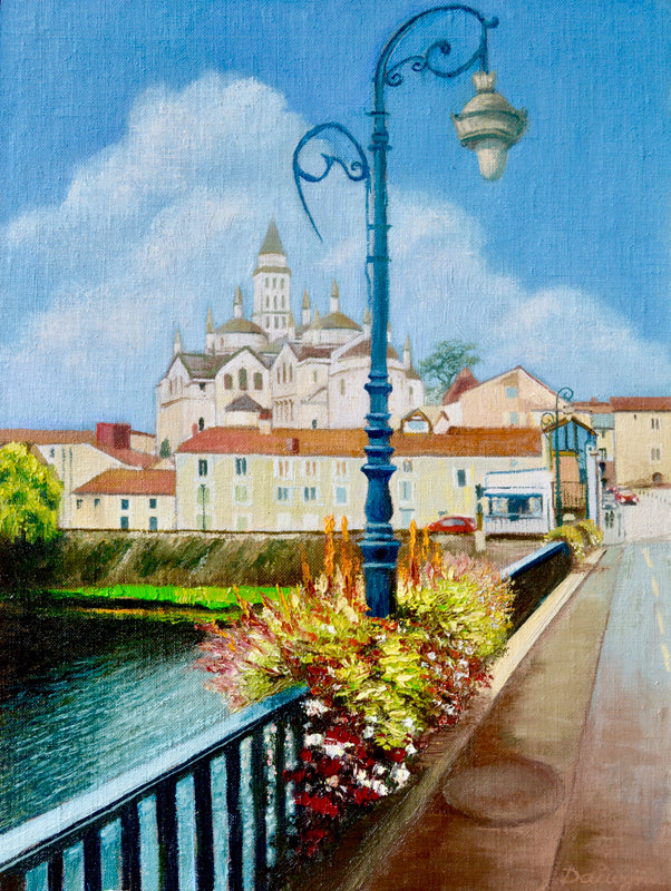 Perigueux Cathedral from Pont des Barris
