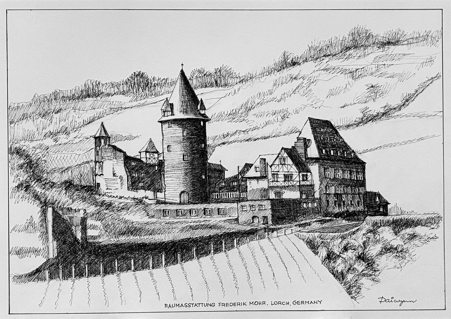 Rhine Castle at Lorch, Germany