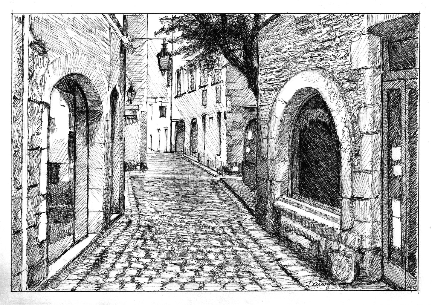 Rue Éguillière, Périgueux, France