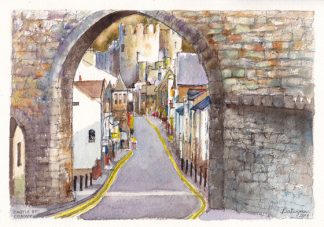 Castle Street, Conwy, Wales, UK