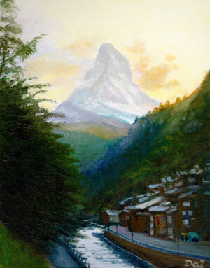 Matterhorn Zermatt Dusk