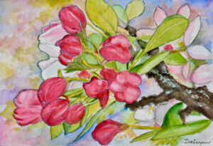 Springtime Apple Tree Blossoms
