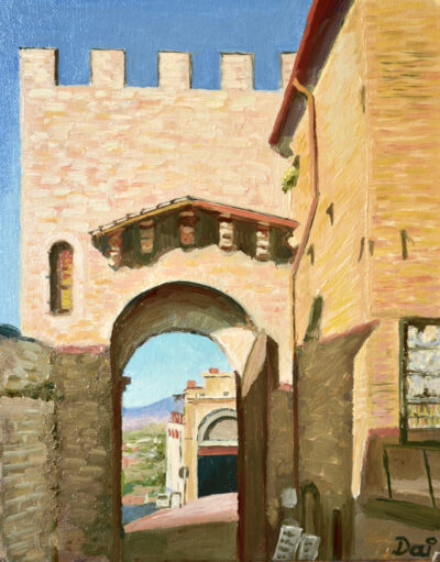 Three Arches in Assisi, Italy