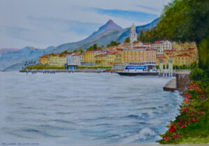 Bellagio On Lake Como Aquarelle