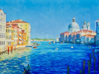 Gondolier Santa Maria della Salute Venice