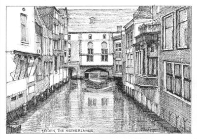 Leiden Canal The Netherlands
