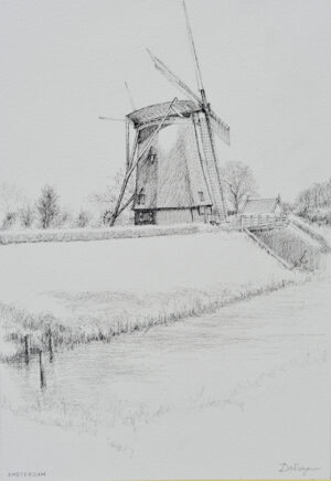 Amsterdam Windmill House Netherlands