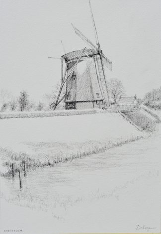 Amsterdam Windmill House Netherlands