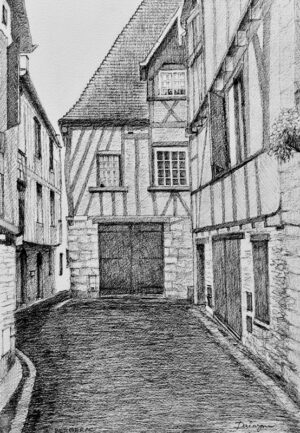 Bergerac Medieval Houses France