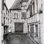 Bergerac Medieval Alley France