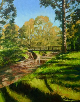 Flooded Darebin Creek Alphington