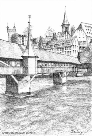 Spreuer Brucke Luzern Switzerland