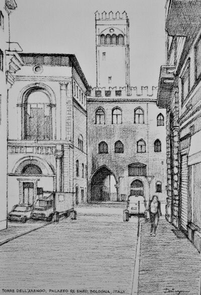 Torre dell'Arengo Bologna Italy