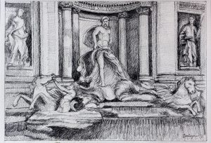 Fontana di Trevi Roma