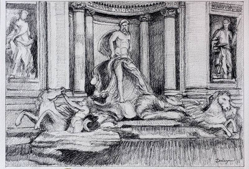 Fontana di Trevi Roma