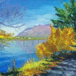 Lake Wakatipu in Autumn