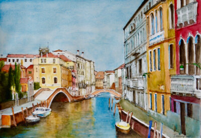Rio Dei Tolentini Aquarelle