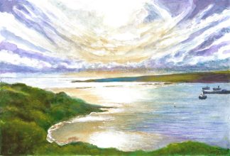 Sunset Clouds Currie Harbour