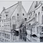 Canal Scene Bruges Flanders