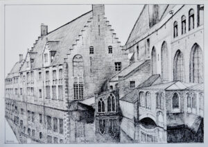 Bruges Canal Scene
