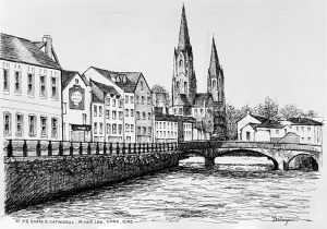 St Fin Barres Cathedral River Lee Cork Eire