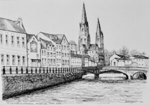 St Fin Barres Cathedral River Lee Cork Eire