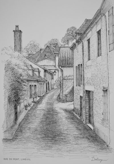 Rue du Port Limeuil France