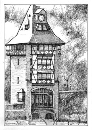 Kuhhirtenturm Oberwesel Germany