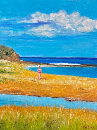 Girl in a Red Bikini