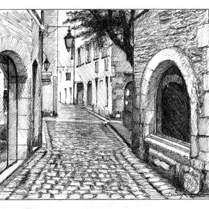Rue Eguillerie Périgueux France