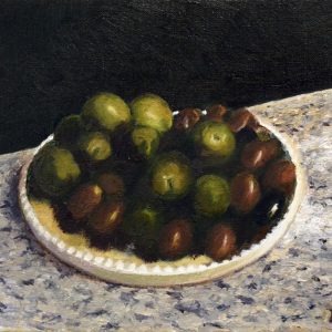 Olives on a Plate